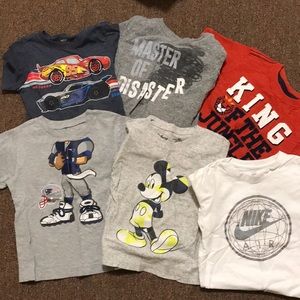 Lot 4T short sleeved Tees